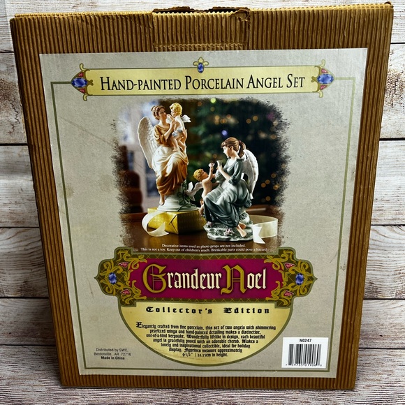 Other - Grandeur Noel Hand Painted Angel Set 2002 Collectors Edition New